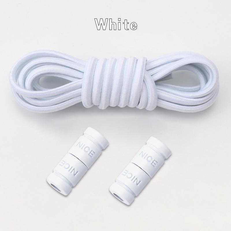1 Paar Kapselverschluss Schnürsenkel Elastische Schnürsenkel Turnschuhe Kein Binden Schnürsenkel Ohne Binden Kinder Erwachsene 0,6cm Flache Schnürsenkel für Schuhe
