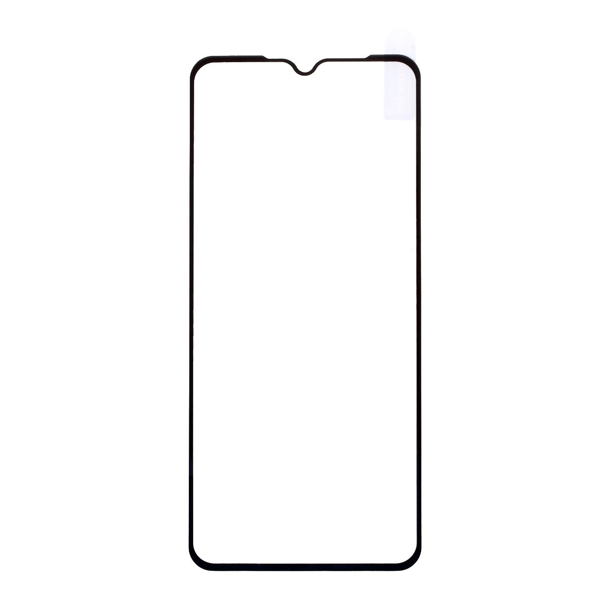 

Full Coverage Silk Printing Tempered Glass Screen Protective Film [Full Glue] for Samsung Galaxy A12 Type A