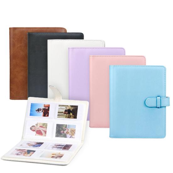 Photo Album Large Capacity Souvenir Vintage 128 Pockets Picture Album for FujiFilm-Instax Mini11/70/80/9/KT/25/90/7S