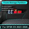 Car Trunk Storage Box For DFSK E5 Landian E5 ~2026 NEV Evolute i-SPACE Anti-dirty Organizer Partition Side Auto Accessories