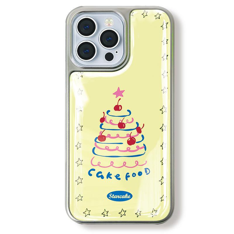 Zhitai Electroplated Silver Edge Drip Glue Case for iPhone 15 Pro & Huawei Mate 60