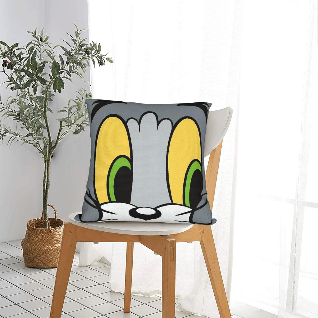 Good Friends Pillow Cover Jerrys and Toms Funny Pillow Case For Living Room Sofa Comfy Cushion Cover Birthday Gift
