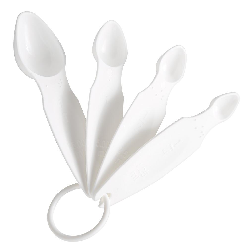 

4 шт. набор мерных ложек Брайля чашка портативный кухонный инструмент для выпечки кулинарный аксессуар