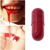 3Pcs/Box Fake Blood Pills Horror Realistic Liquid Fake Blood Pills Capsules Halloween Prop