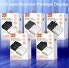 65W QC3.0 6-Port USB Fast Charger for Mobile Phones - US/EU/UK Standard