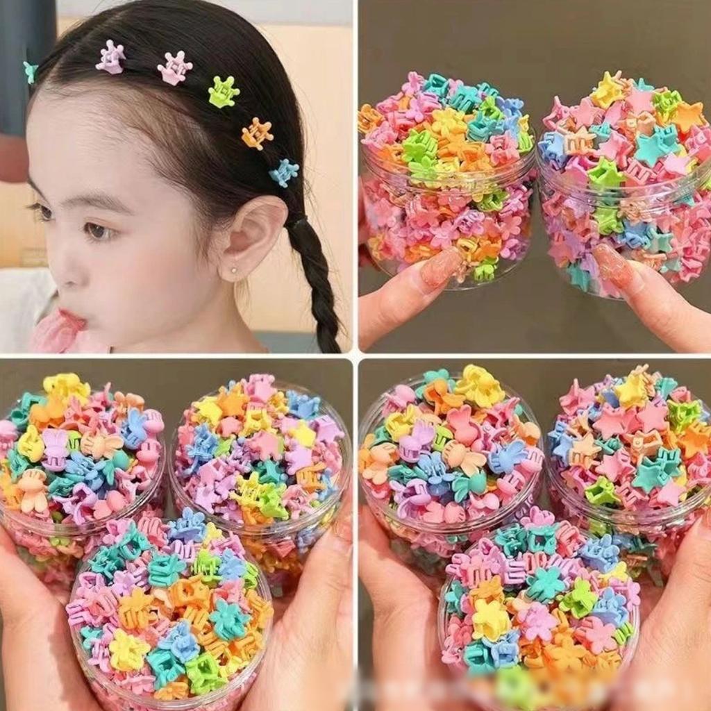 Star Hair Claw Clip Flowering Hair Claw Clamp Heart Butterfly Hair Catch Barrettes Strong Hold Hairpin for Girls