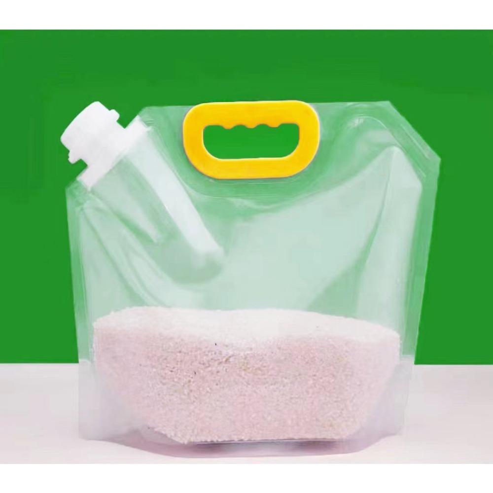 Пищевой самозапечатывающийся мешок для хранения зерна для кухни и холодильника 10PCS серый 890₽