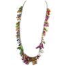 Les Trésors De Lily [N9572] - Multicolored 'New Life' Handmade Leather Long Necklace (handmade)