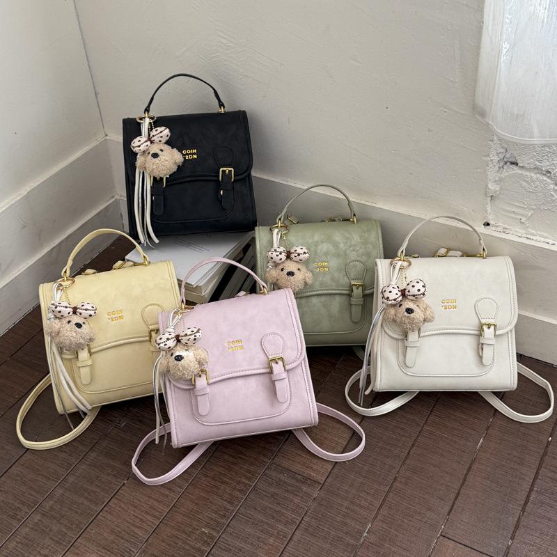 College-style Double-shoulder Bag, Travel-sized Backpack, Fashionable and Relaxed Style Crossbody Bag