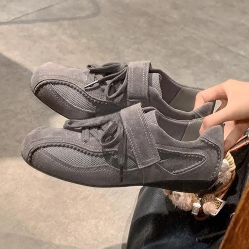 Women's Sneakers Spring And Autumn Designer New Style Fashion Retro Comfortable Flat Shoes Casual Round Toe Ballet Flats