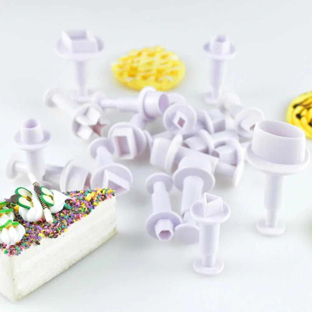 3/4pcs DIY Heart Pentagram Star Seal Round Plunger Cutter Biscuit Cookie Cake Mold Cake Decorating Tools Kitchen Accessories