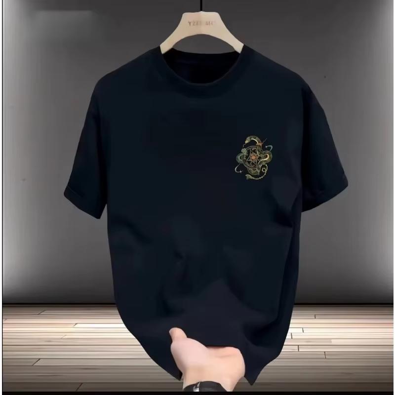 Unisexs Cotton Fitted Tshirts 3XL Black T Shirt Summer Wear Casual for Unisex Anime Snake Print Tee Shirts White Unisex Clothing