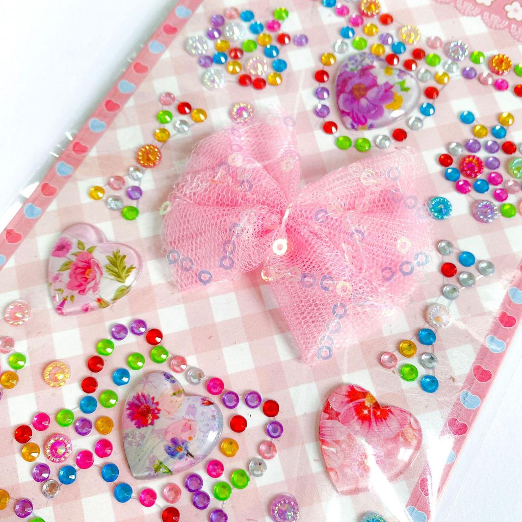 Princess Lace Dress Acrylic Rhinestone Stickers - DIY Cartoon Handmade Decoration for Kids