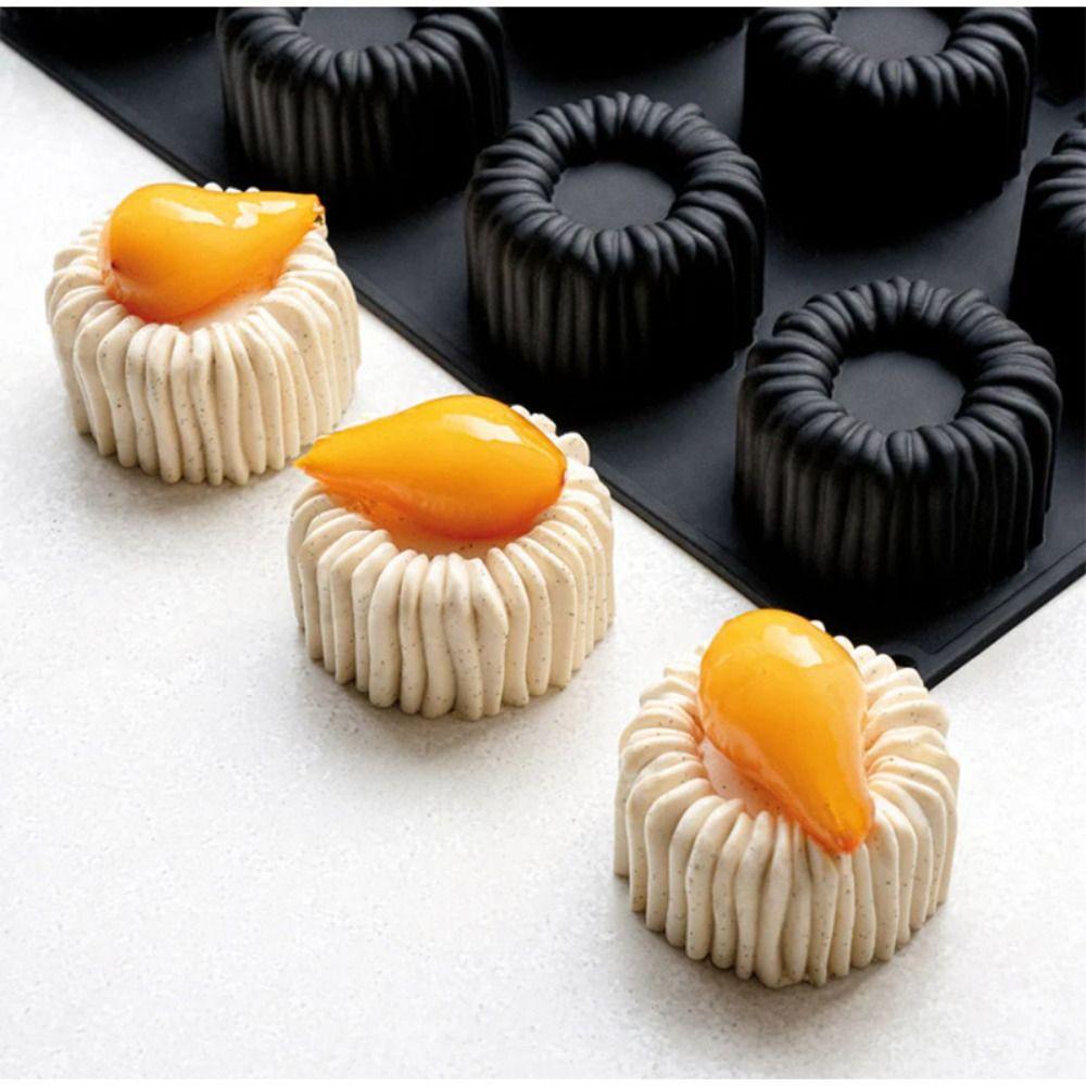 1/6 Cells Baking Cake Molds Food-Grade Silicone Pudding Mould High-quality Chocolate Mold