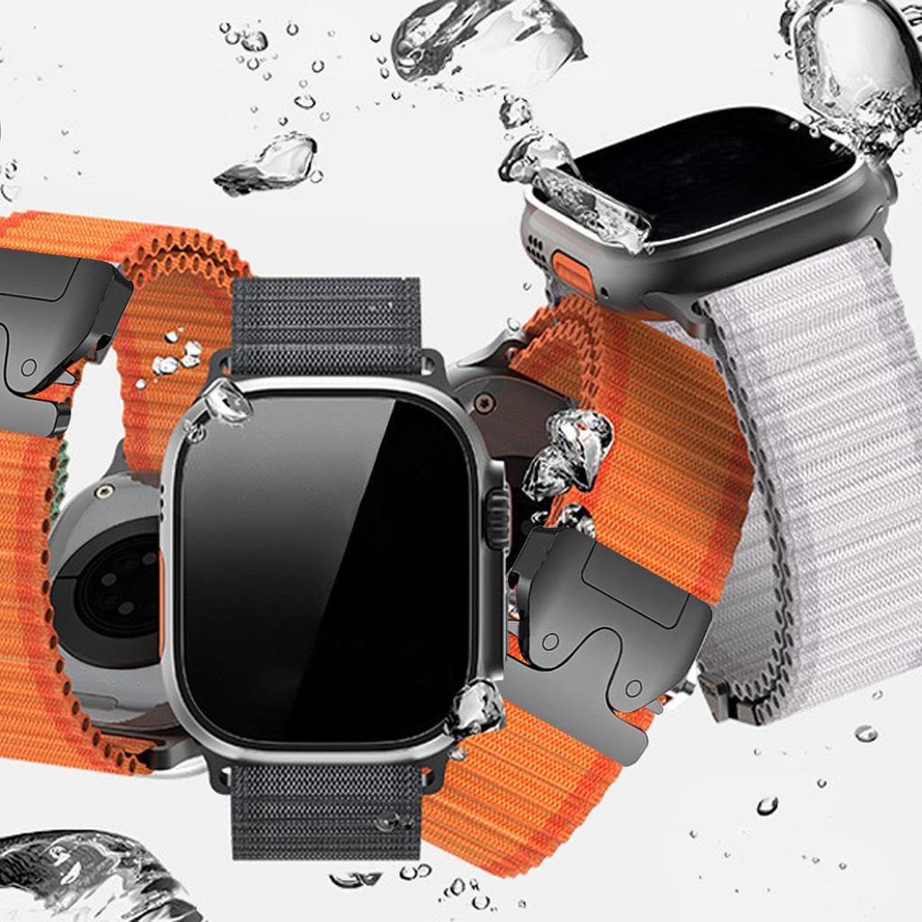 Nylonarmband für Apple Watch Armband Ultra 2 49mm 10 9 8 7 46 45mm 41 44mm Offroad-Sport Armband für IWatch Serie 6 SE