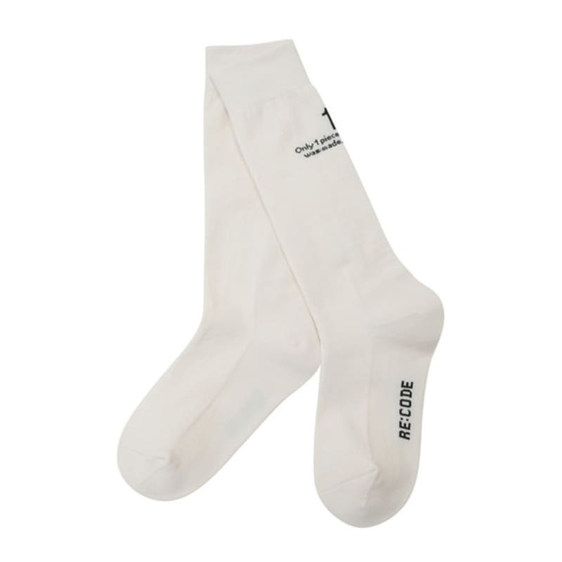 RE;CODE Concept Logo Socks_RYAAM23813IVX