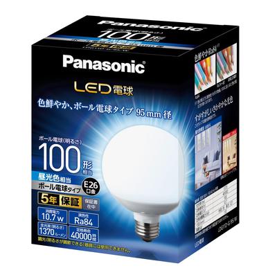 LED Base Diameter Equivalent To 100 Daylight Equivalent General Bulb 95mm Compatible with Outdoor Fixtures LDG11DG95W Bulb, 26mm, Bulbs,