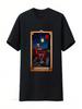 The Reader Stephen King Inspired Tarot Card T Shirt Perfect For Lover Vintage Style Horror Vintage Washed Top For Everyday Wear