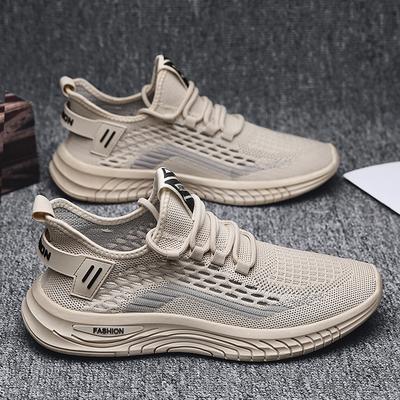 Men's Shoes Summer Breathable Thin Sports Running Casual Mesh Shoes Anti Slip Hollow Fashion Shoes Men's Sneakers
