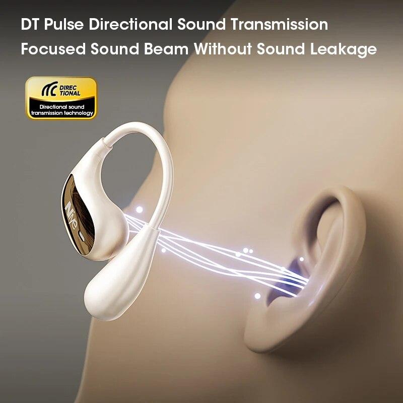 Niye 2025 OWS Earhook Sports Headset Air Conduction Wireless Bluetooth Headphones Bluetooth 5.3 Earphones TWS Earbuds With Mic