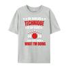 My Bowling Technique Top Secret Bowling Bowler Lovers Black Shirt Graphic Tees Funny Gifts Print Short Sleeve