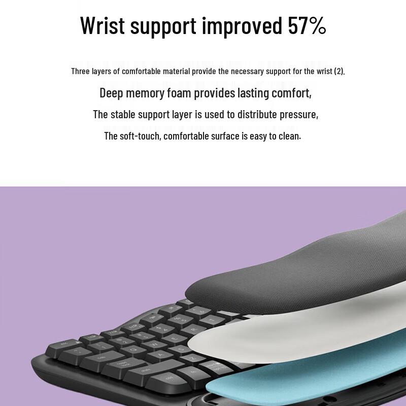 Logitech Wave Keys Ergonomic Wireless Keyboard