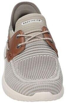 Skechers Delson 3 0 Slip-ins Grey Brown Vegan Sneakers