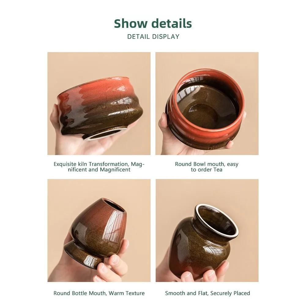 4PCS Ceramic Bamboo Japanese Matcha Tea Set Matcha Bowl Matcha Whisk Holder Matcha Making Kit Reusable Whisk Teaspoon Tea Sets