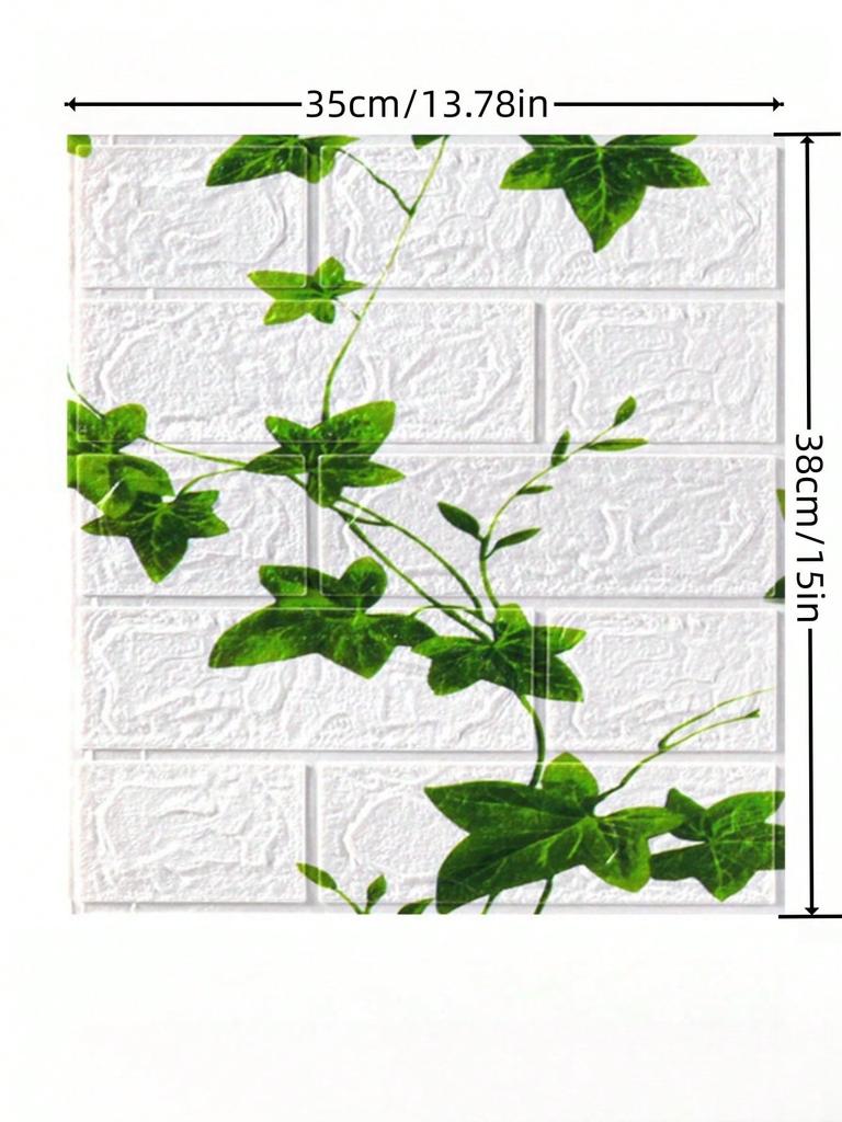 Home decoration supplies Wall decoration peel wallpaper brick detachable wallpaper peel paste self-adhesive 5 sheets 1 set