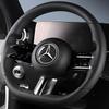 GLC GLB 45/49mm Carbon Fiber Car Steering Wheel Emblem Sticker For Mercedes Benz AMG W206 W204 W205 W212 W213 W221 W222 W223 W2