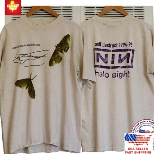 

Новая футболка группы Nine Inch Nails Тур 1994-95 гг. Размеры S-5XL DO2628 Унисекс L