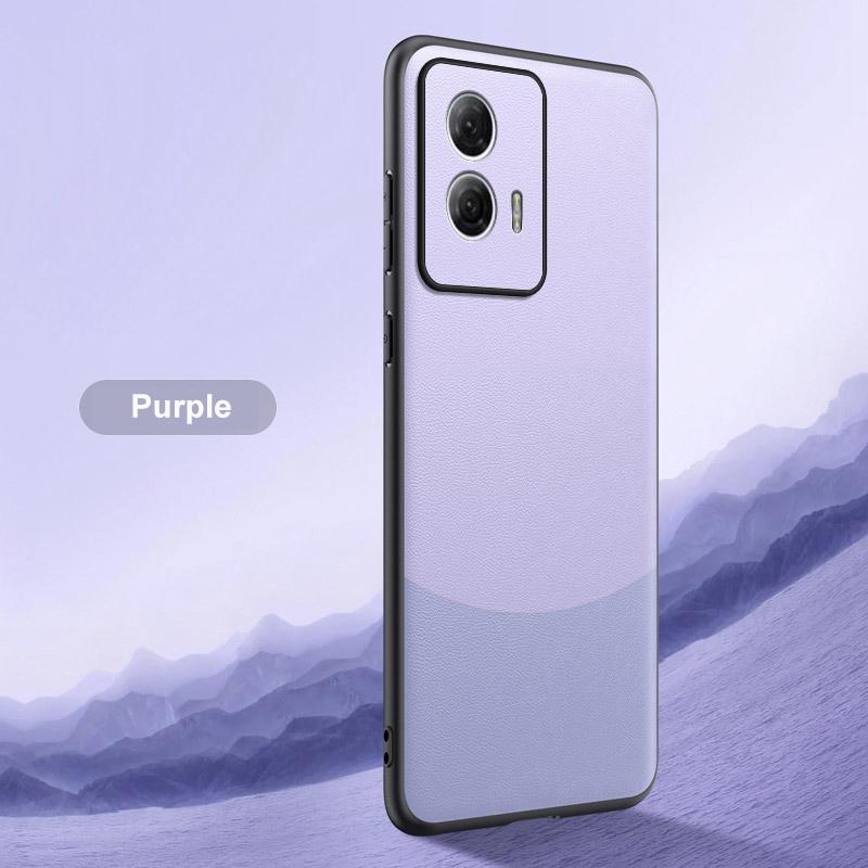 Luxury PU Leather Phone Case For Motorola Edge 50 Fusion Back Cover Silicone Protection Case For Motorola Moto Edge50 Fusion 5G