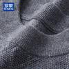 ROMON Men's 100% Cashmere Mock Neck Thick Warm Sweater