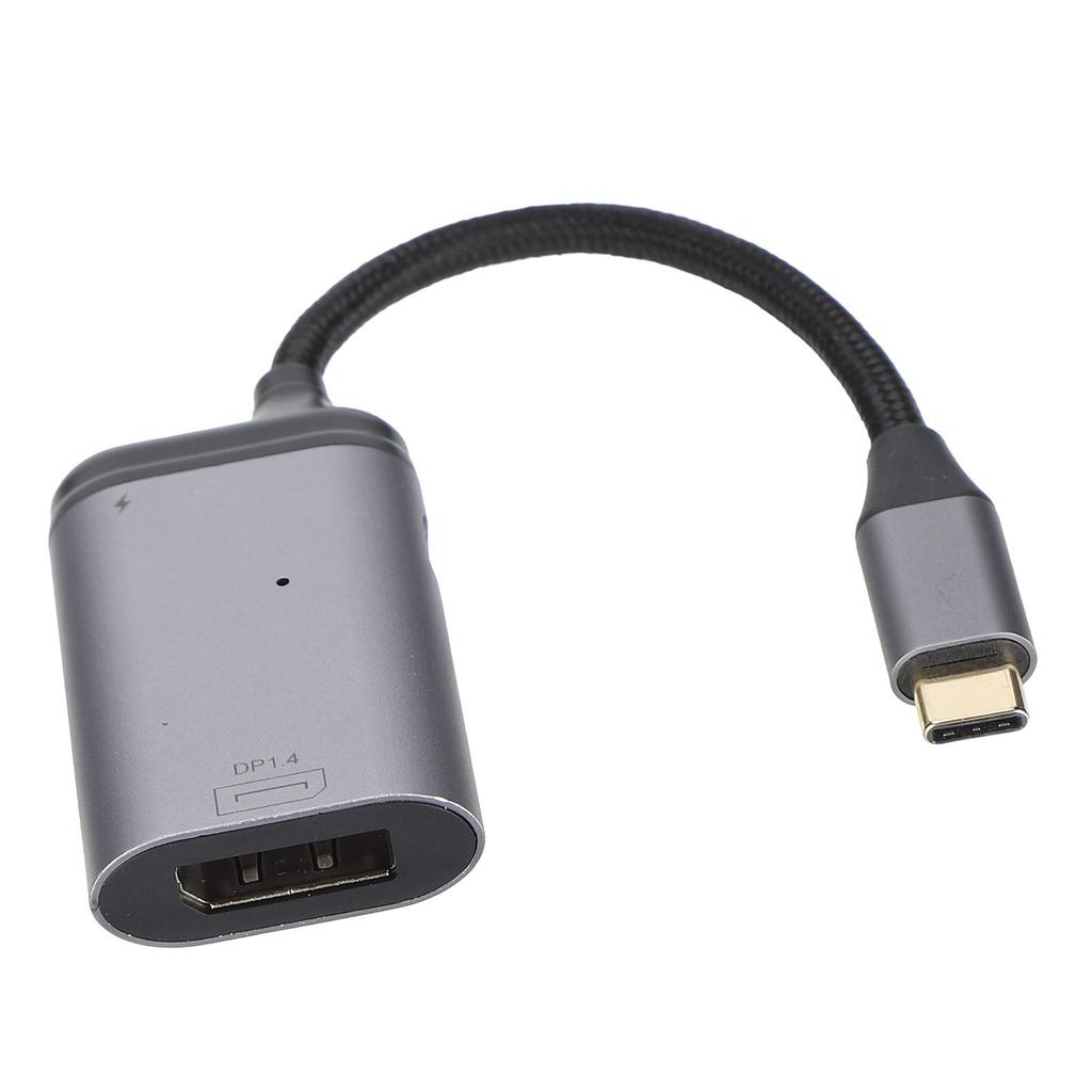 TypeC to DP Adapter TypeC Male to Large DP PD USB ShortLine 3 in 1 Cable Adapter Converter