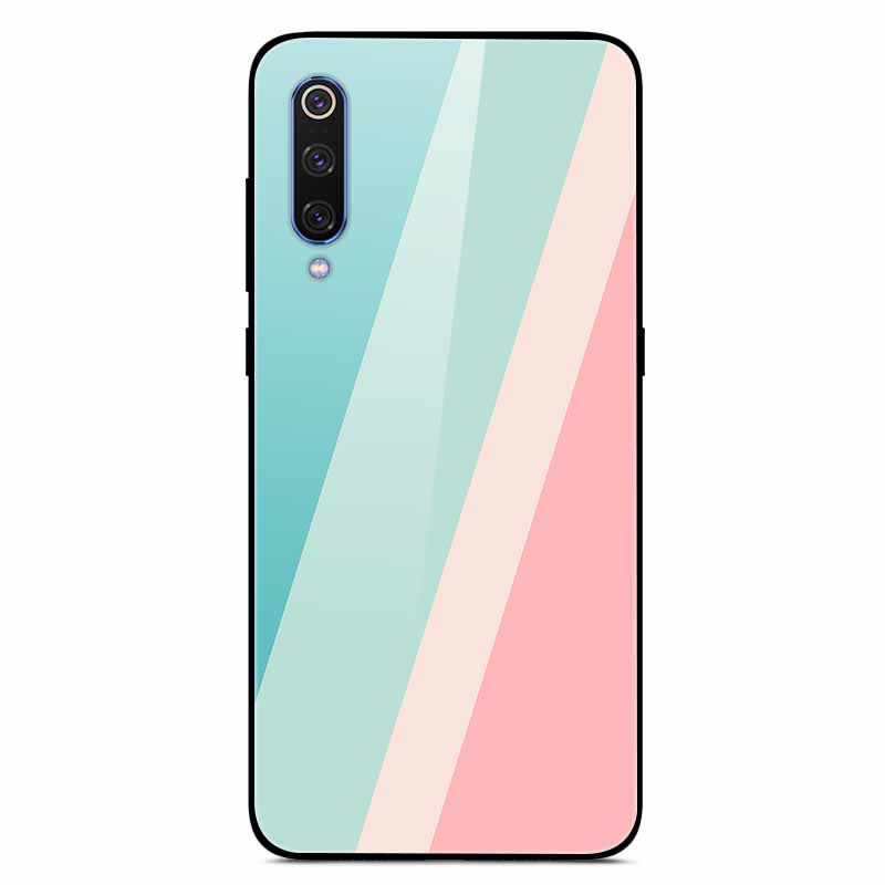 For Xiaomi Mi A3 Cases Luxury Tempered Glass Space Phone Covers for Xiaomi MI 9 Lite Case 9lite MiA3 Hard Back Shell Protective