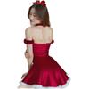 Christmas sexy new year christmas robe bunny christmas costume cos show two-dimensional underwear