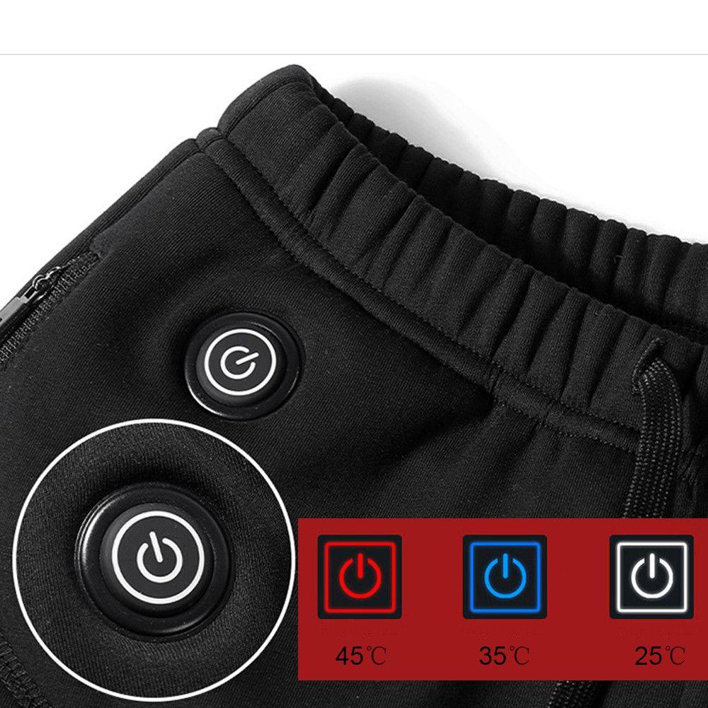 Outdoor Winter Warm Elastic Waist Warmer Cloth Heated Trousers Heating Pants Thermal Leggings