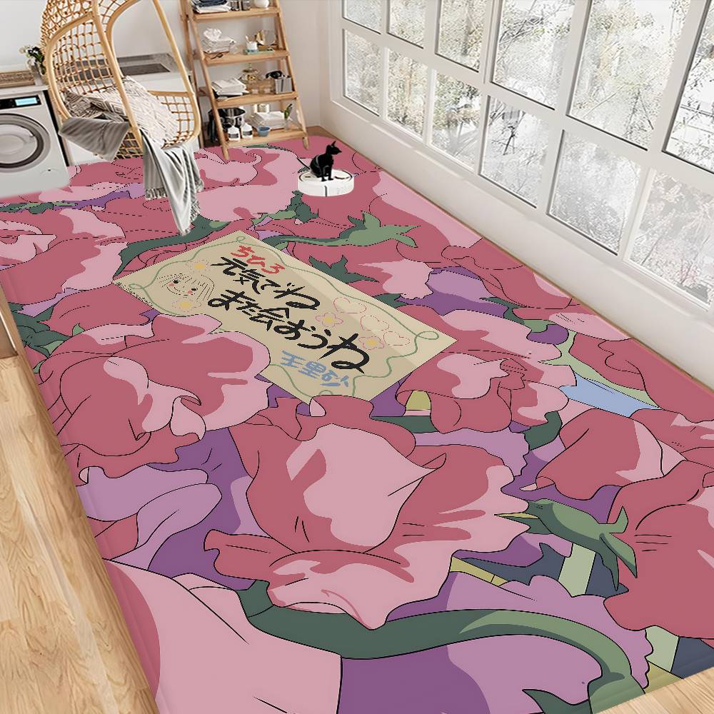 

S-Spirited Away Fashion Cute Door Mat Cheaper Anti-slip Modern Living Room Balcony Printed Bedside Mats 50x80cm