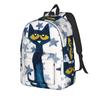Cartoon Cat Pete the Cat  Backpack for Men Women Fashion High School Work Daypack  College Shoulder Bag Durable