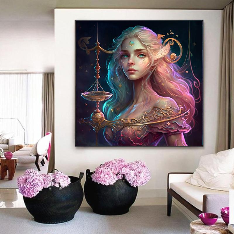 Full 5D Diy Diamond Painting <Comic Girl> Diamond Embroidery Full Cross Stitch Home Decoration Handmade Gift