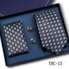 Men'S Business Tie Pocket Square Scarf Gift Box Set Formal Wedding Professional Shirt Trendy Tie Worker