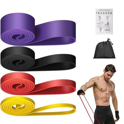 TPE Resistance Band Yoga Elastic Band Pull Up Assist Band Strength Training Tension Band Pilates Fitness Equipment