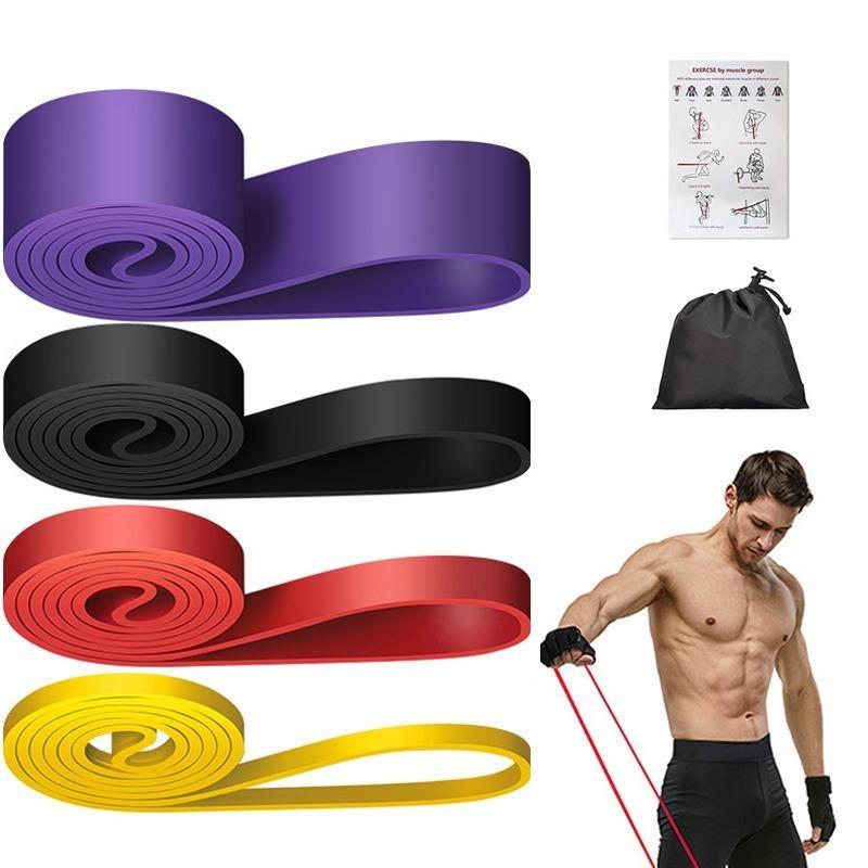 TPE Resistance Band Yoga Elastic Band Pull Up Assist Band Strength Training Tension Band Pilates Fitness Equipment