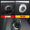 Central control air outlet decoration For 2022 Mercedes Benz Cclass c200l c260l Headlamp switch trim frame  conditioning