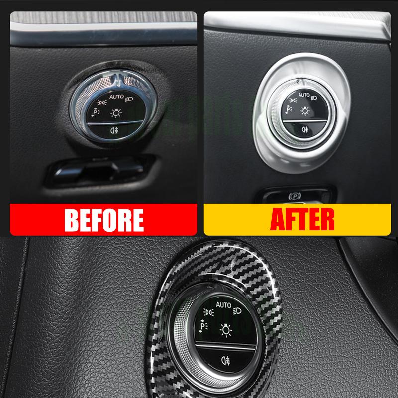 Central Control Air Outlet Decoration For 2022 Mercedes Benz Cclass C200l C260l Headlamp Switch Trim Frame  Conditioning