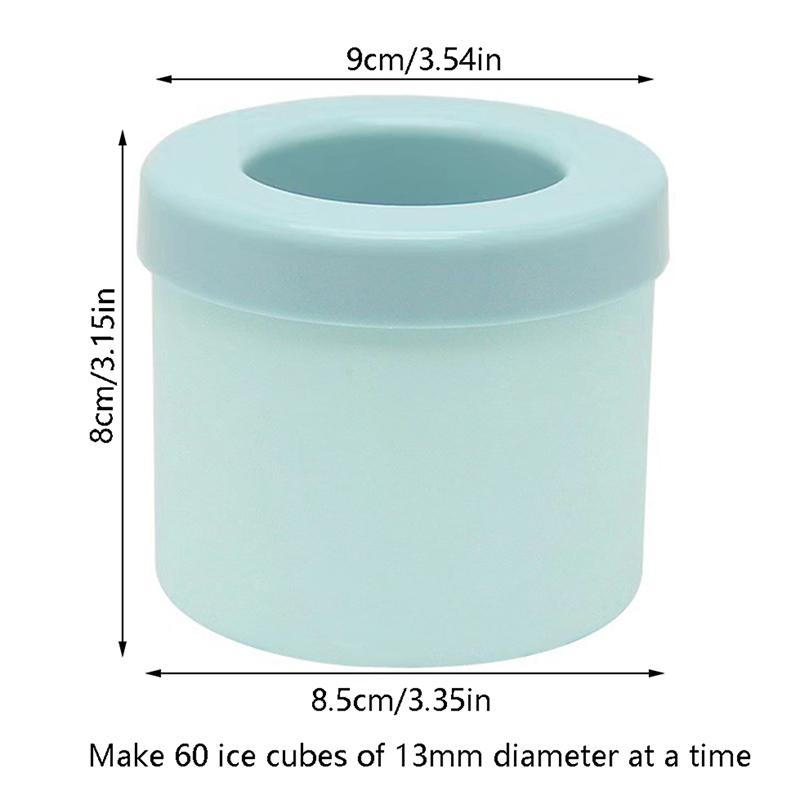 Ice Hink Cup Form Iskuber Bricka Livsmedelsklass Snabbfrys silikonismaskin