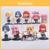 Charming 9 Styles Q Version Cute Rock Band Toy Drummer Pvc Model For Display
