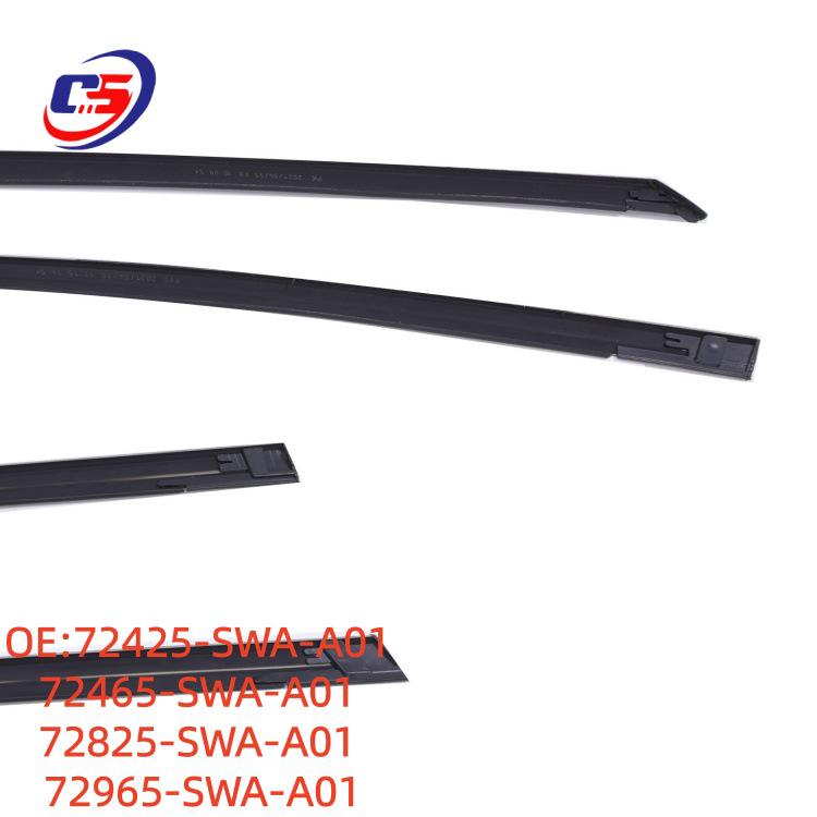 72965-SWA-A01: Compatible with Honda CRV 07-11 Door Trim Strip 72425-SWA-A01