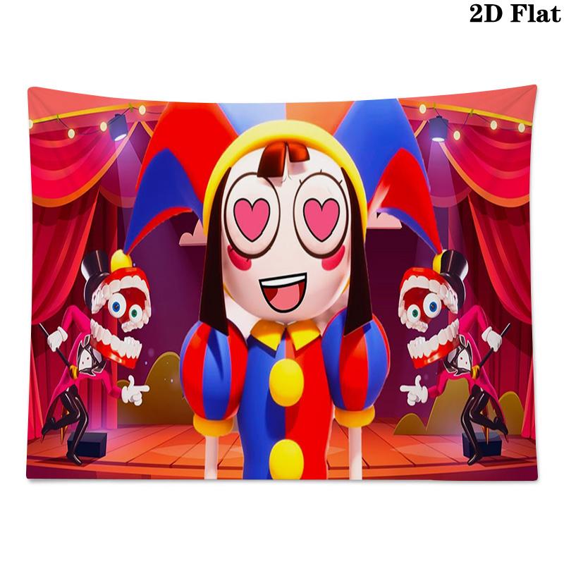 The Amazing Digital Circus Pattern Home Decor Tapestry, Wall Hanging, Decorative RV Wall Cloth.MGT0918304