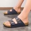 Fashion New Flat Slippers Men's Slippers Luxury Indoor Bottom Non Slip Cork Slippers Male Beach Outdoor Home Flip Flops Sandals